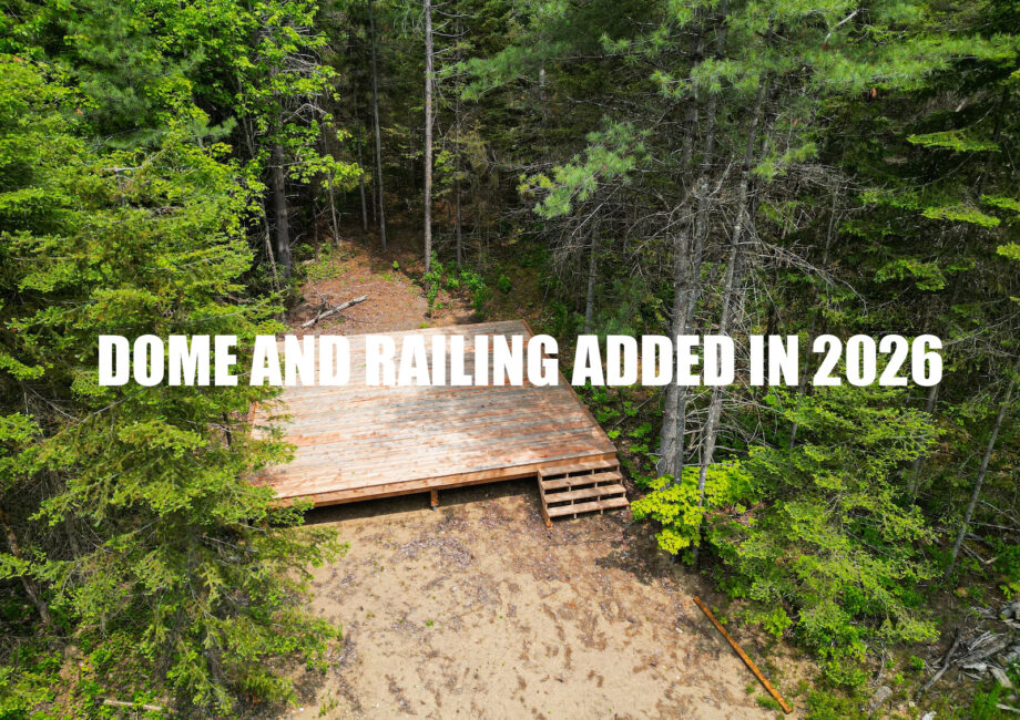 Beaver Lodge site at Wildwood Nature Escape